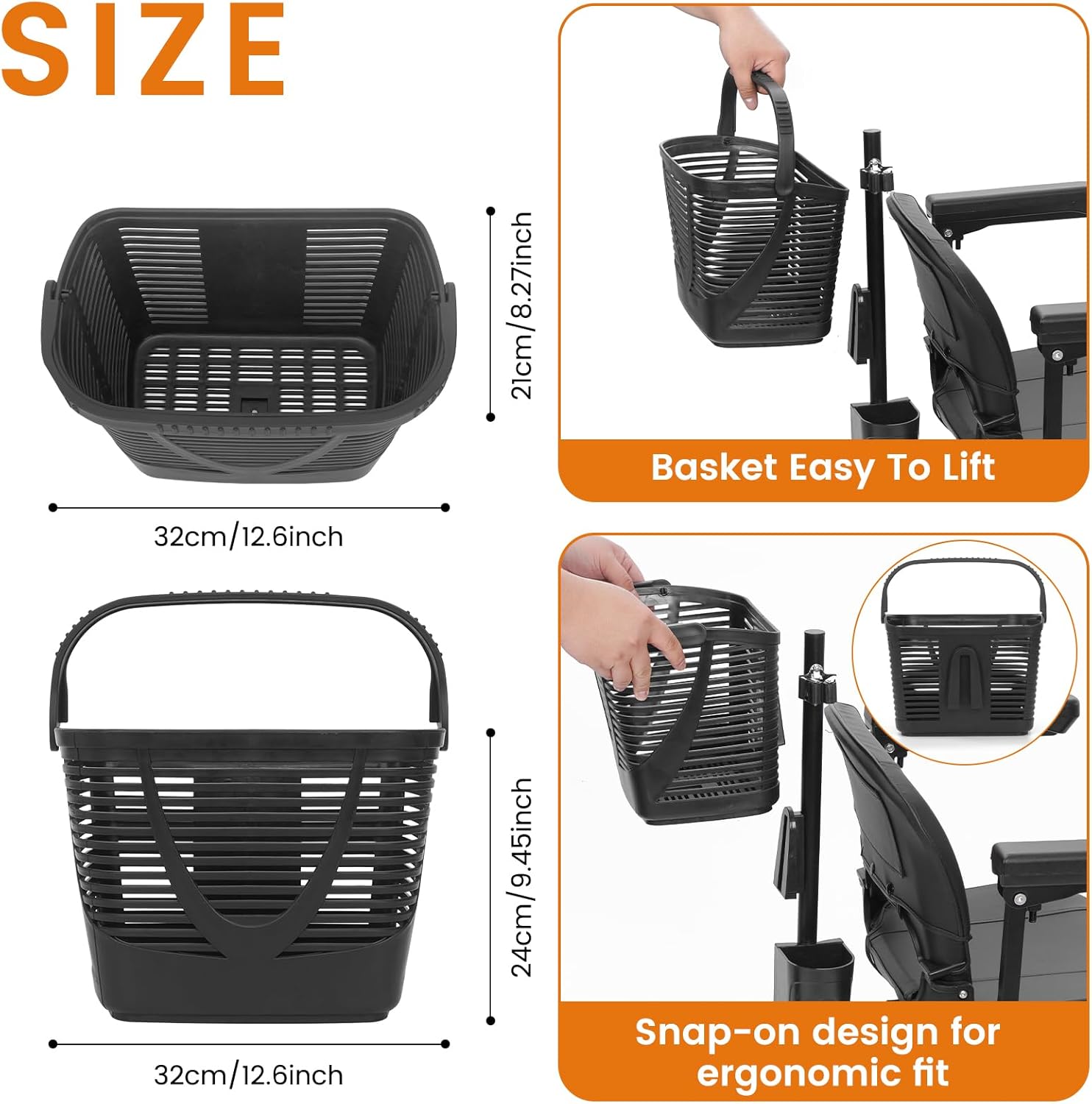 Mobigogo Mobility Scooter Crutch & Cane Holder – Fits MS02 & MS02 PRO Models