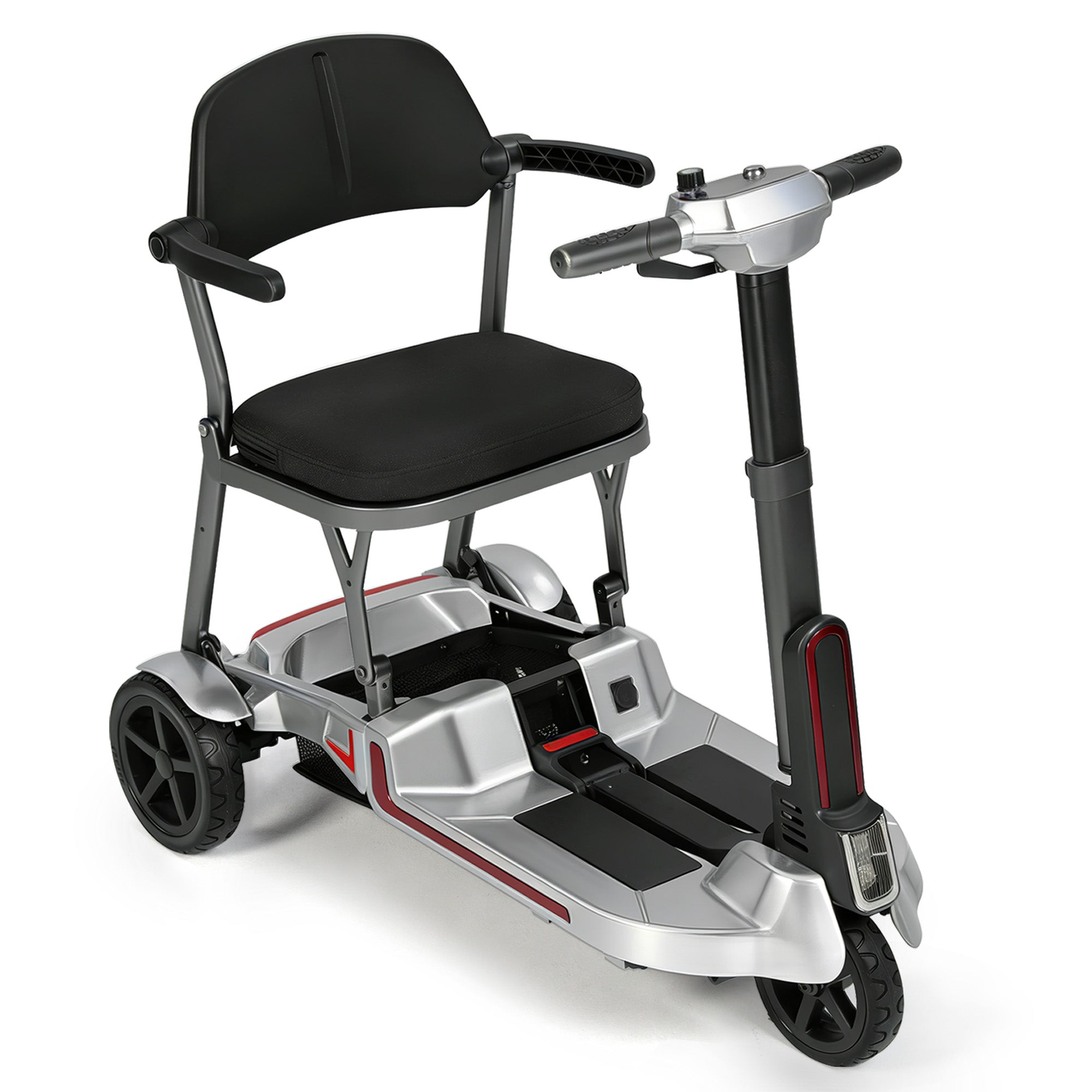 【Introducing the All-New Mobigogo™ M3】Mobigogo™ M3 Lightweight Foldable Mobility Scooter for Seniors – 30 lbs, 33" Turning Radius, 20/32-Mile Range