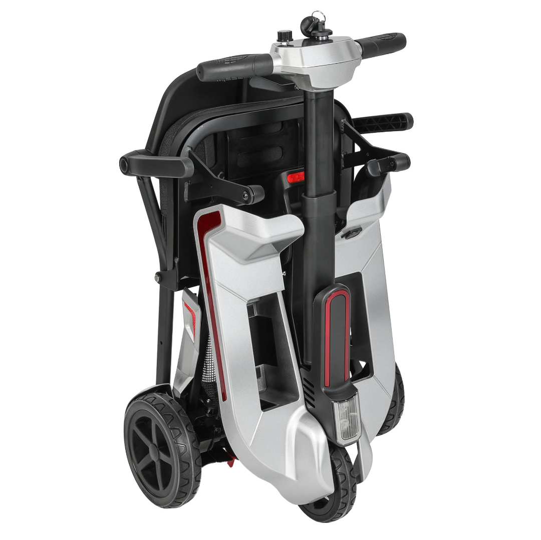 【Introducing the All-New Mobigogo™ M3】Mobigogo™ M3 Lightweight Foldable Mobility Scooter for Seniors – 30 lbs, 33" Turning Radius, 20/32-Mile Range