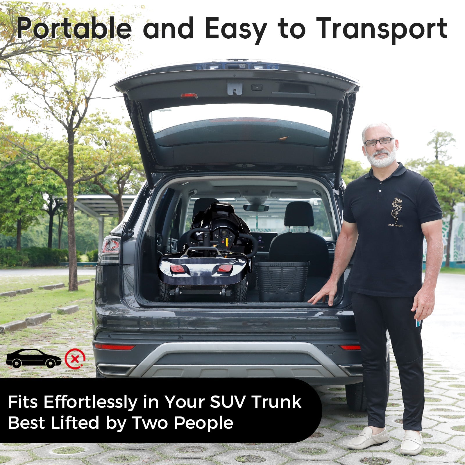 [In Production – Pre-Order Now] Mobigogo MS02 Plus Heavy-Duty Mobility Scooter for Seniors – 16/26-Mile Range | 400 lbs Capacity