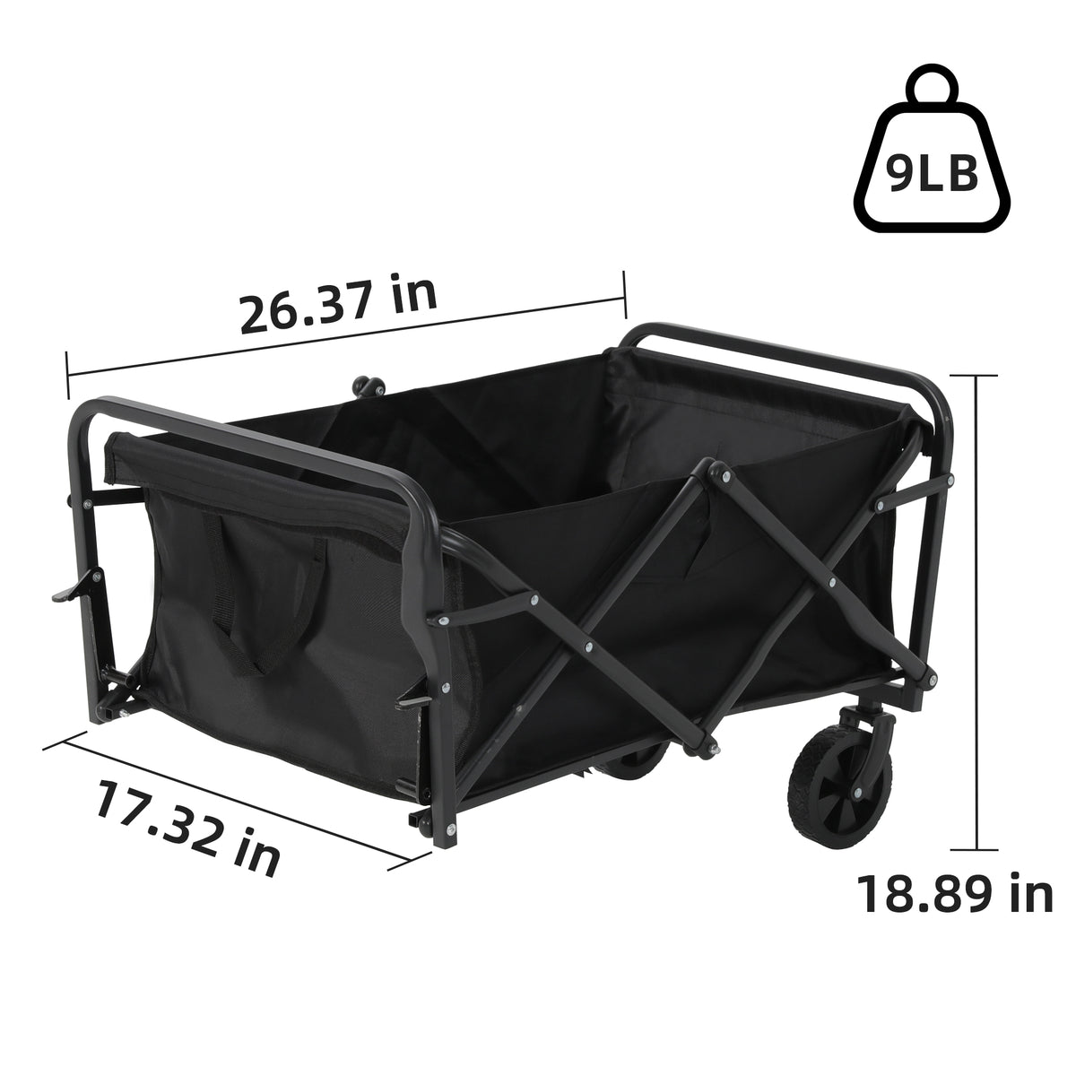 Mobigogo Folding Storage Cart for MG3 – Compact & Easy to Attach