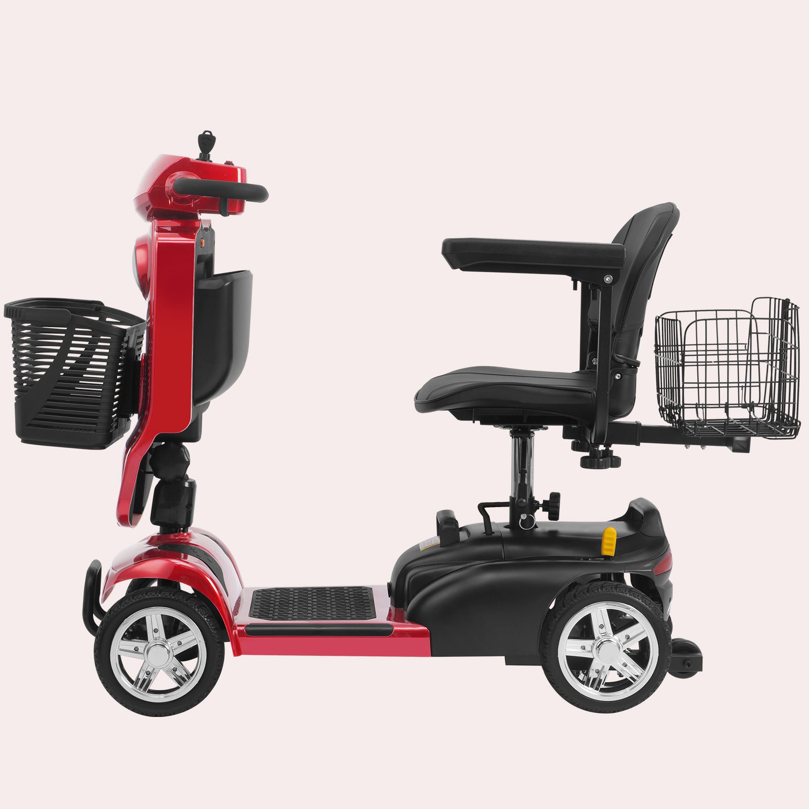 Mobigogo™ MS02 Pro Foldable Mobility Scooter for Seniors – 30-Mile Range | Multi-Storage Design