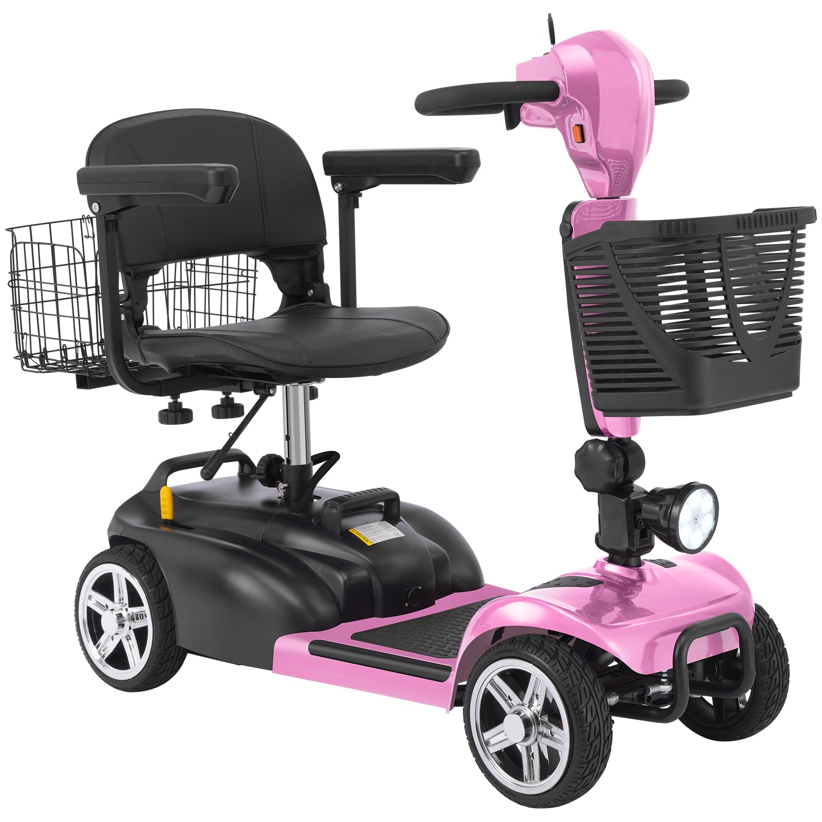 Mobigogo MS02 4-Wheel Mobility Scooter for Seniors – Lightweight & Compact, Up to 15 Mi Range