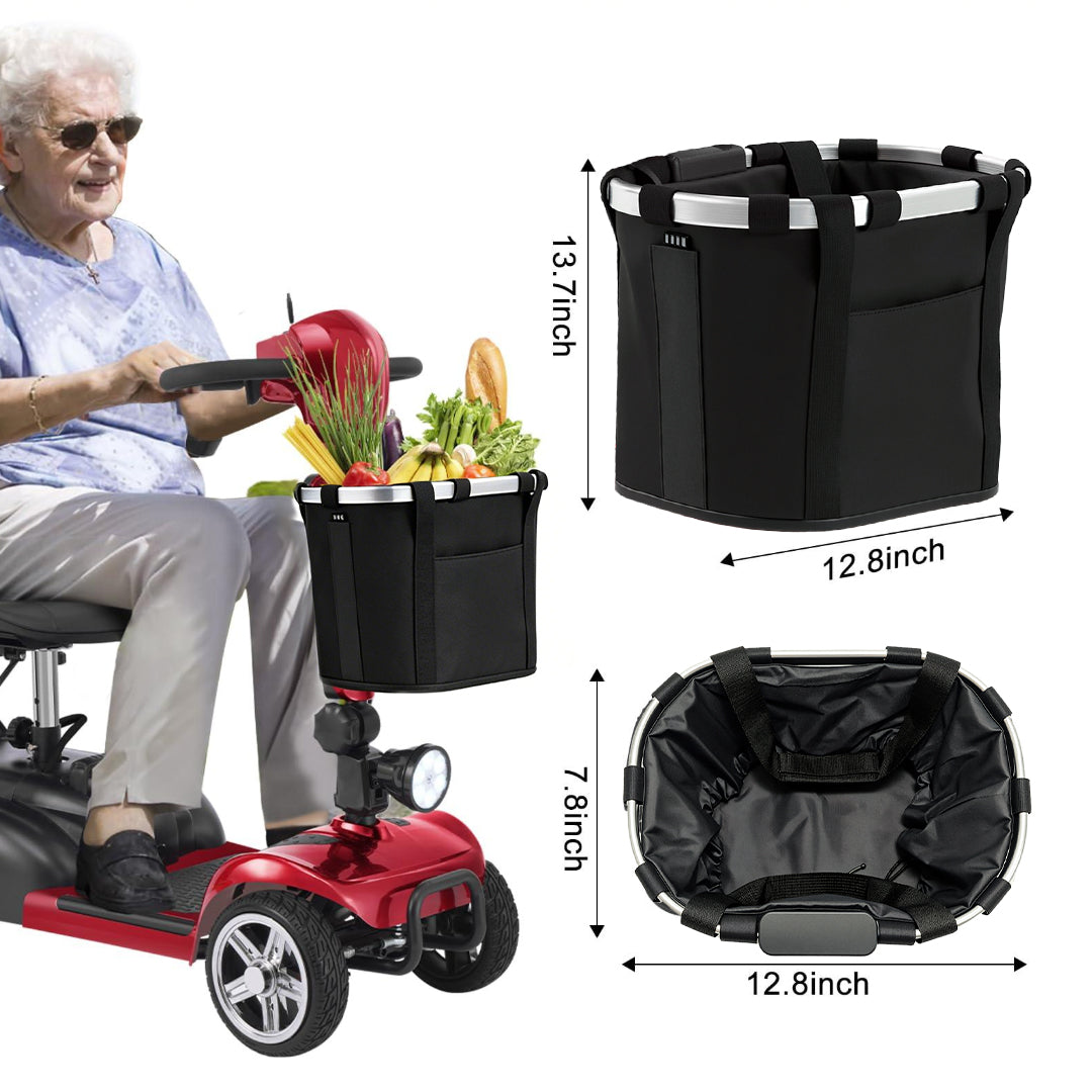 Mobigogo™ Front Basket for MS02 & MS02PRO Mobility Scooters | 25LBS Capacity