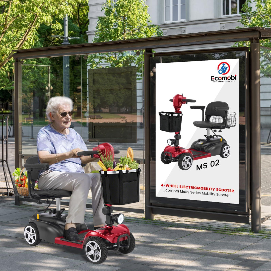 Mobigogo™ Front Basket for MS02 & MS02PRO Mobility Scooters | 25LBS Capacity