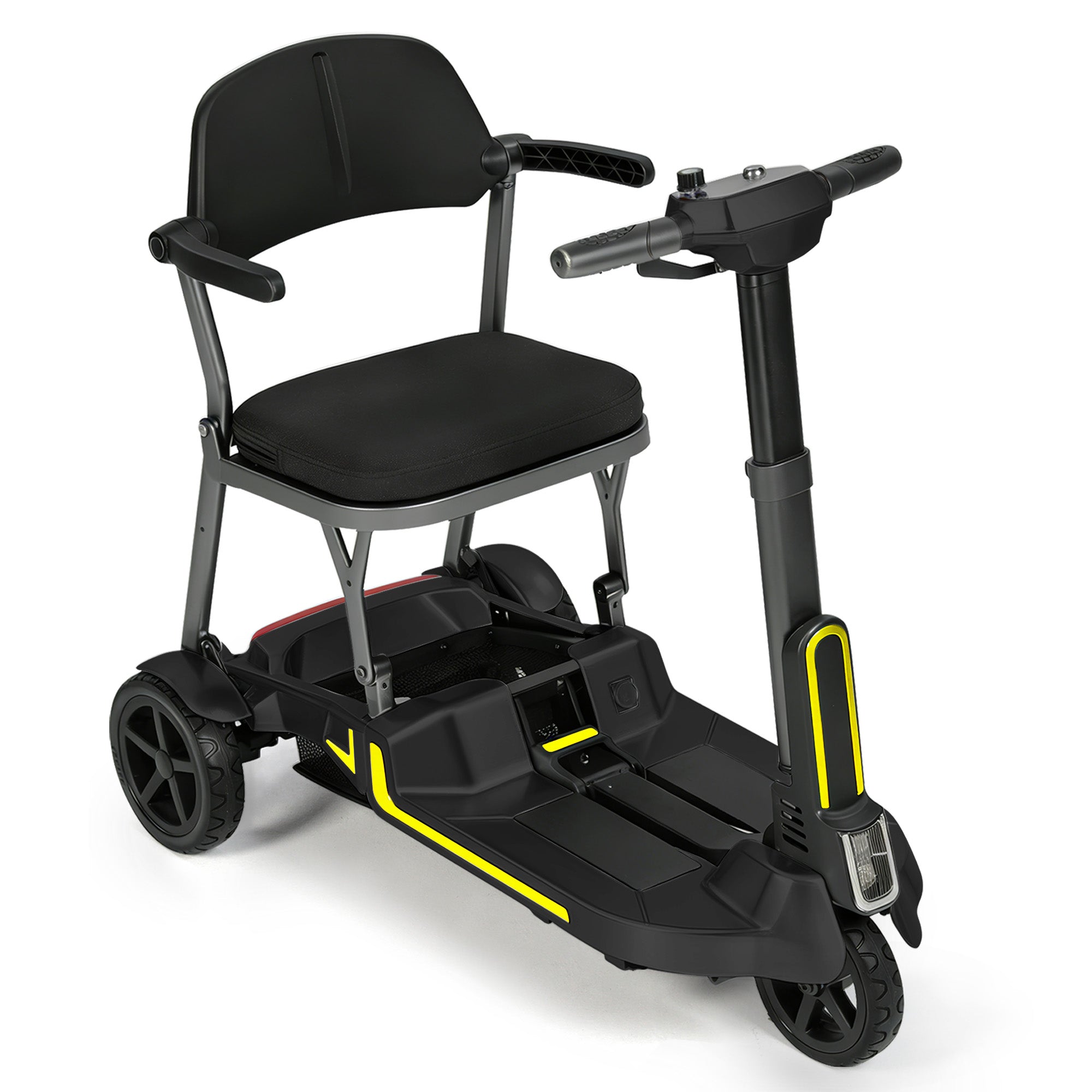 【Introducing the All-New Mobigogo™ M3】Mobigogo™ M3 Lightweight Foldable Mobility Scooter for Seniors – 30 lbs, 33" Turning Radius, 20/32-Mile Range