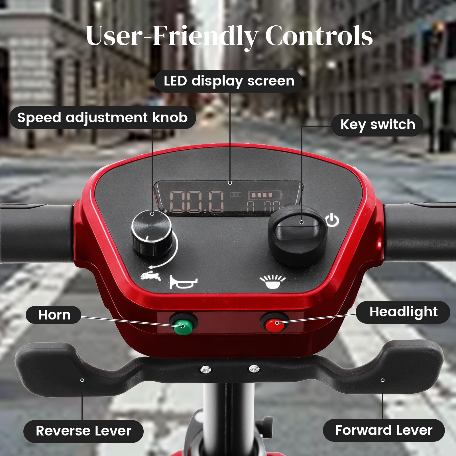 [In Production – Pre-Order Now] Mobigogo MS02-F Ultra Automatic Folding Mobility Scooter for Seniors – 15-Mile Range | 330 lbs Capacity | Airline Approved
