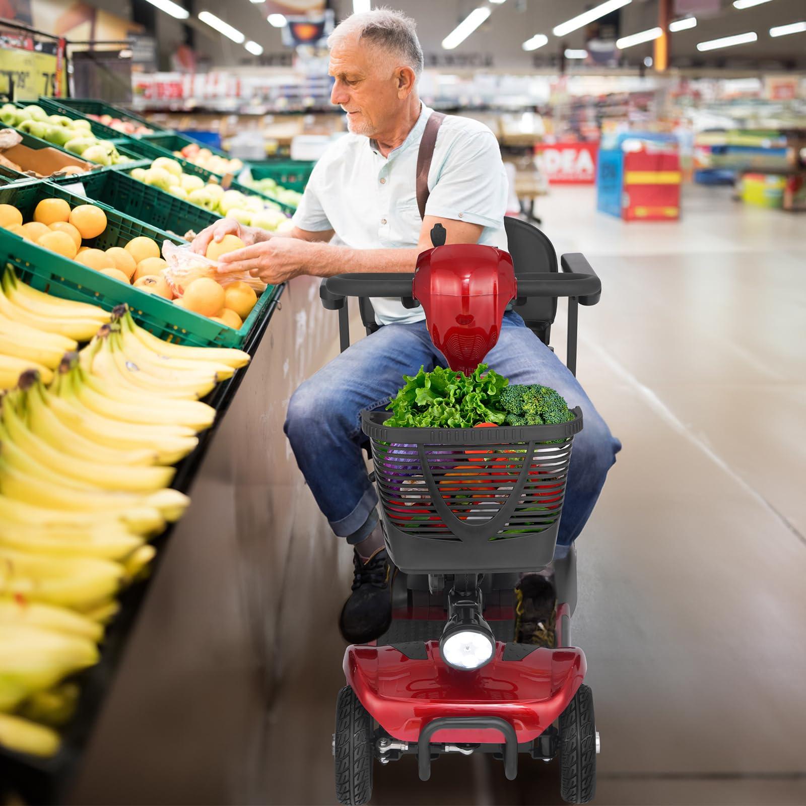 Mobigogo Front Basket for MS02 & MS02PRO Mobility Scooters | 25LBS Capacity