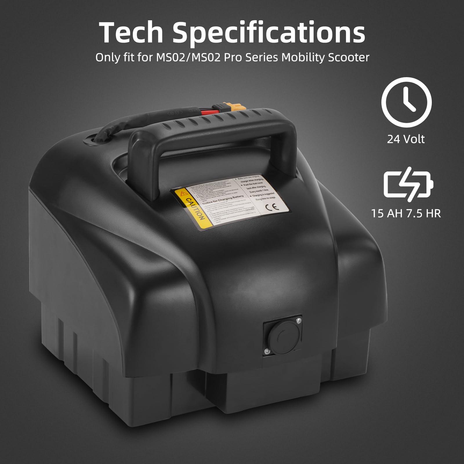 Mobigogo 15Ah Replacement Battery for MS02 & MS02 Pro Scooters | OEM Compatible