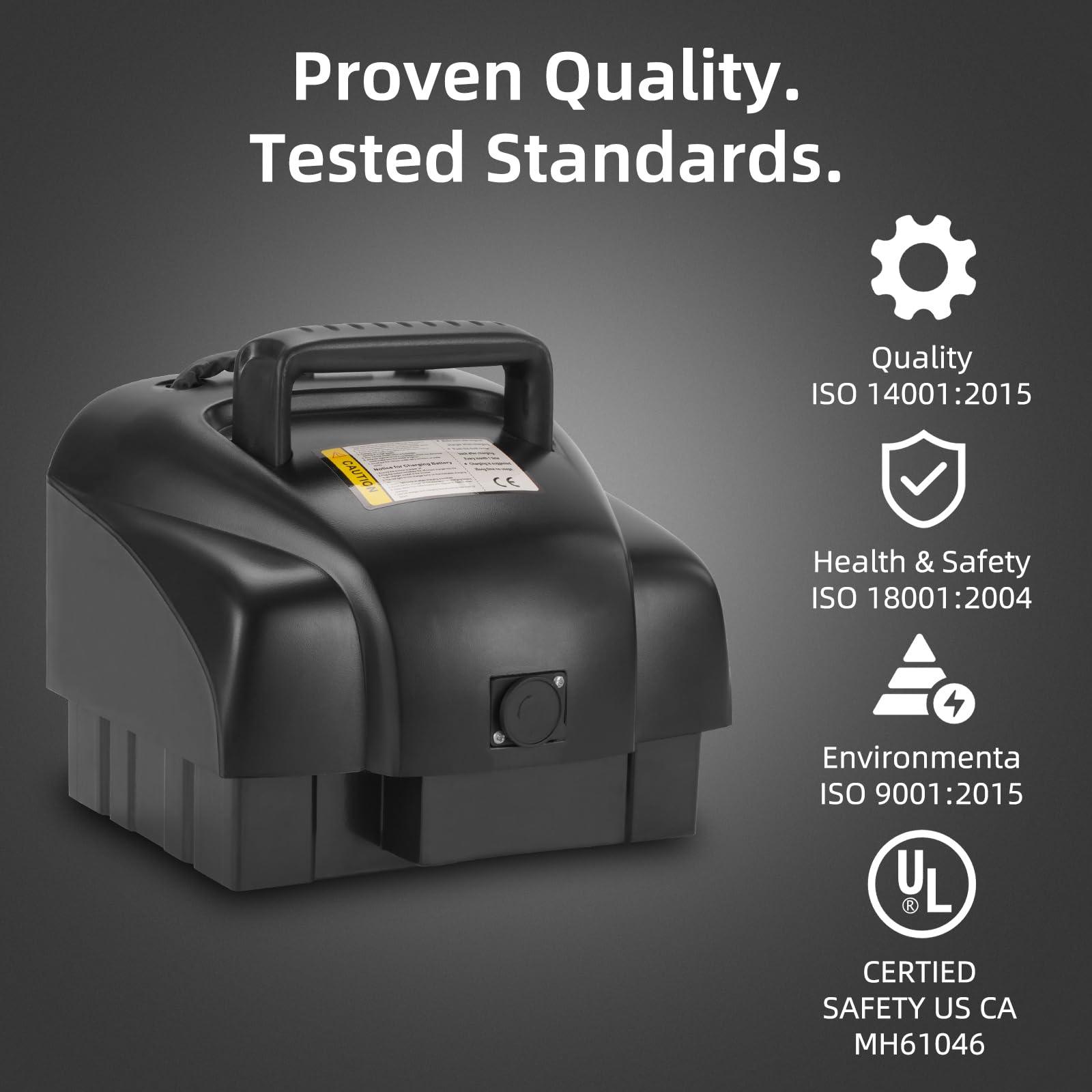 Mobigogo 25Ah Replacement Battery for MS02 & MS02 Pro Scooters | 30-Mile Range