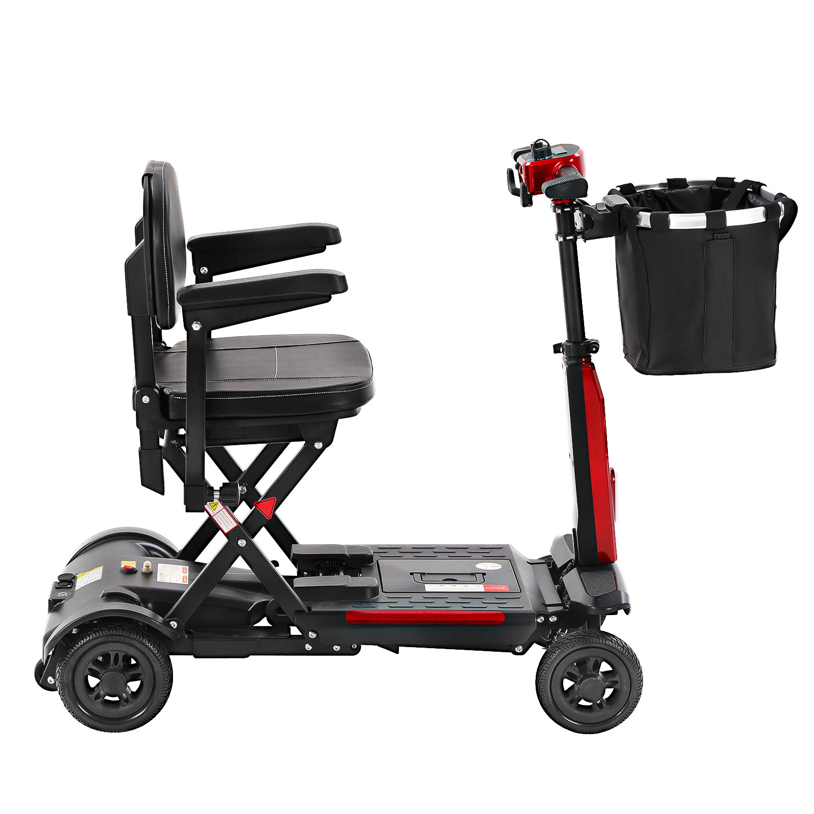 Mobigogo MS02-F Foldable Mobility Scooter for Seniors – 15-Mile Range | 330 lbs Capacity | Airline Approved